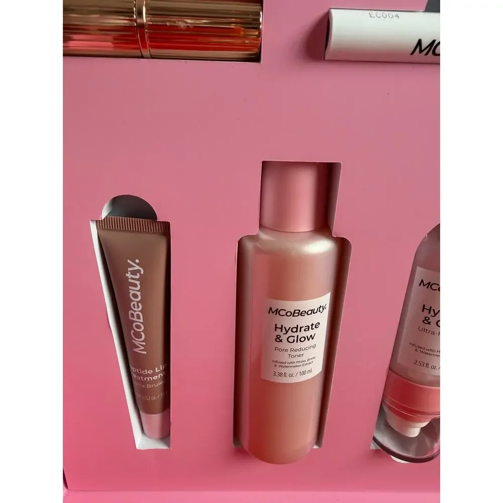 New Mcobeauty Makeup Skincare Kit Setting Spray, Toner, glow, serum, lip liner